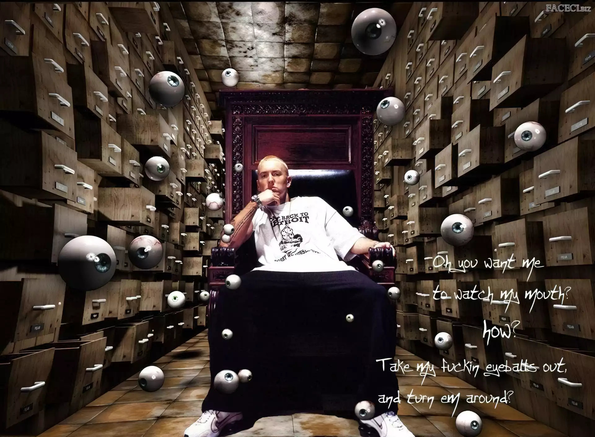 Oczne, Eminem, Gałki